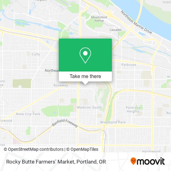 Rocky Butte Farmers' Market map