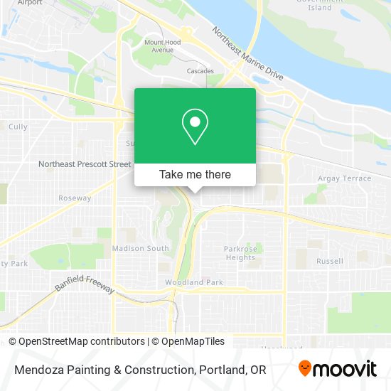 Mapa de Mendoza Painting & Construction