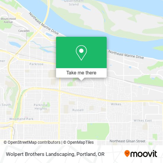 Wolpert Brothers Landscaping map