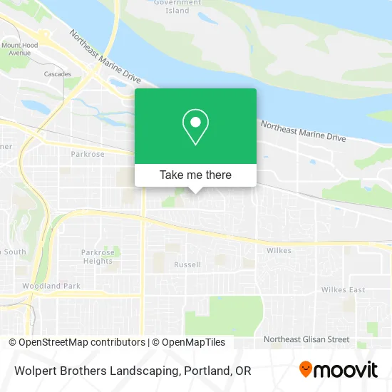 Wolpert Brothers Landscaping map