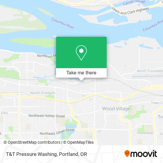 T&T Pressure Washing map