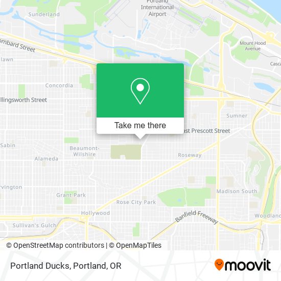 Portland Ducks map