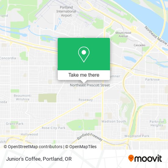 Junior's Coffee map