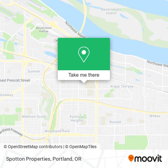 Spotton Properties map