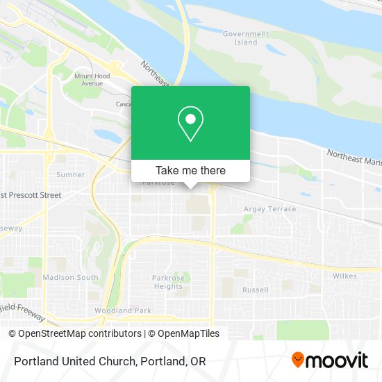 Mapa de Portland United Church