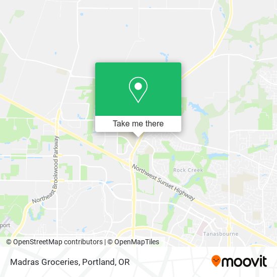 Madras Groceries map