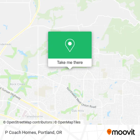 P Coach Homes map