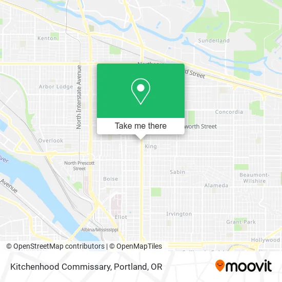 Kitchenhood Commissary map