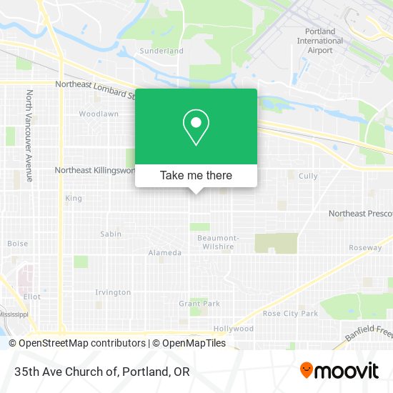 Mapa de 35th Ave Church of