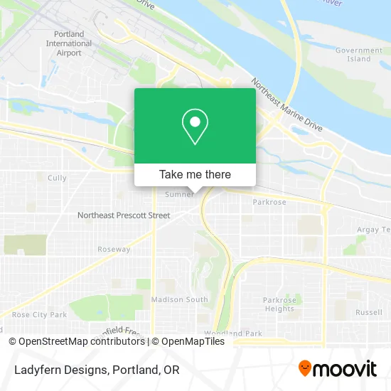 Ladyfern Designs map