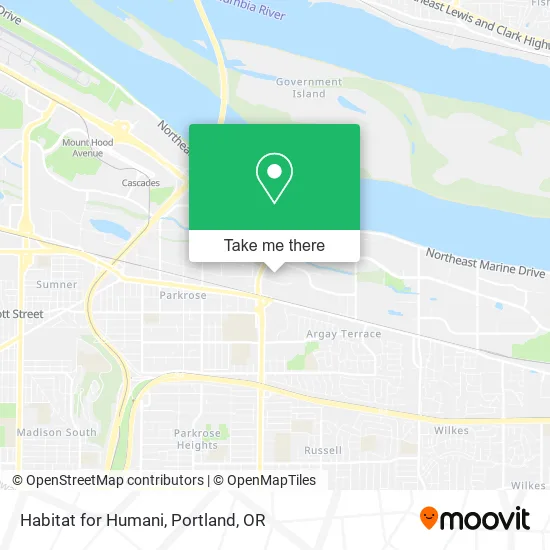 Habitat for Humani map