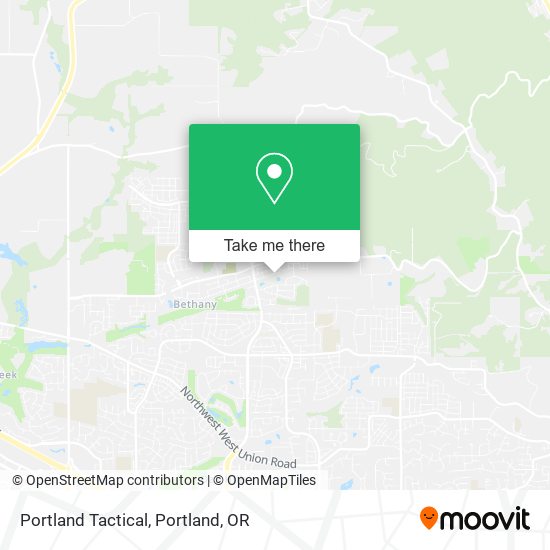 Portland Tactical map