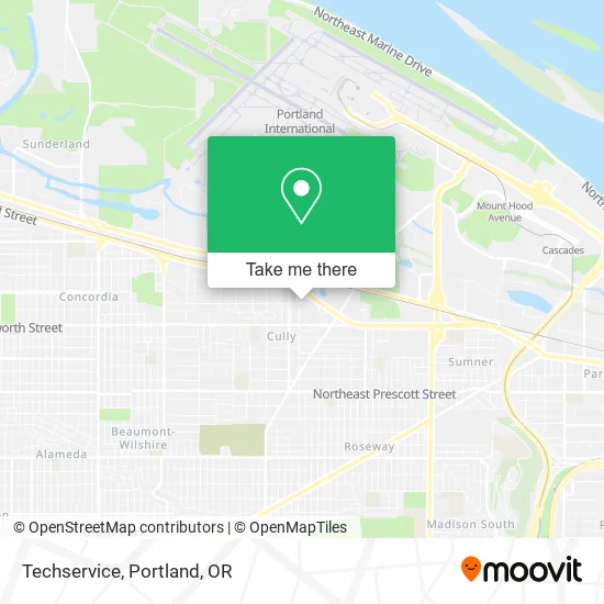Techservice map