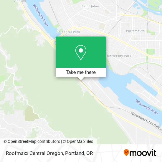 Roofmaxx Central Oregon map