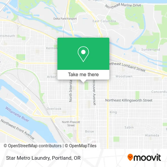 Star Metro Laundry map