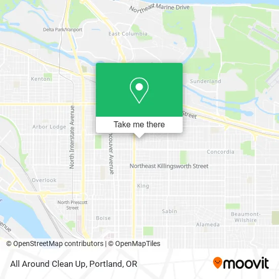 All Around Clean Up map