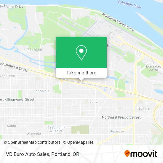 VD Euro Auto Sales map