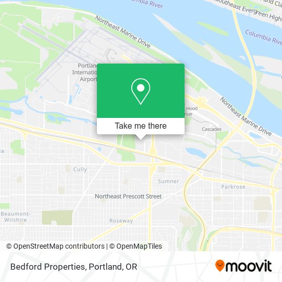 Bedford Properties map