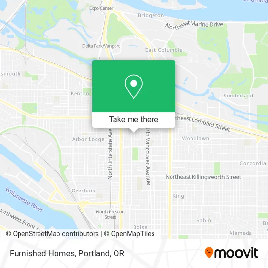 Furnished Homes map
