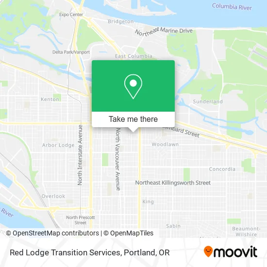 Red Lodge Transition Services map