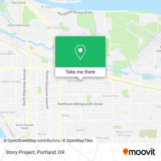 Story Project map