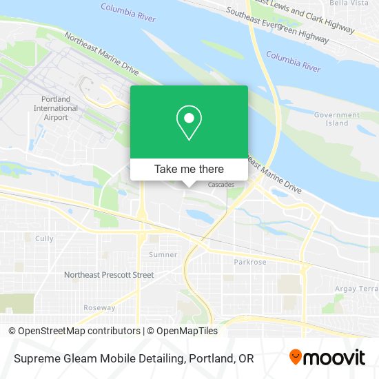 Supreme Gleam Mobile Detailing map