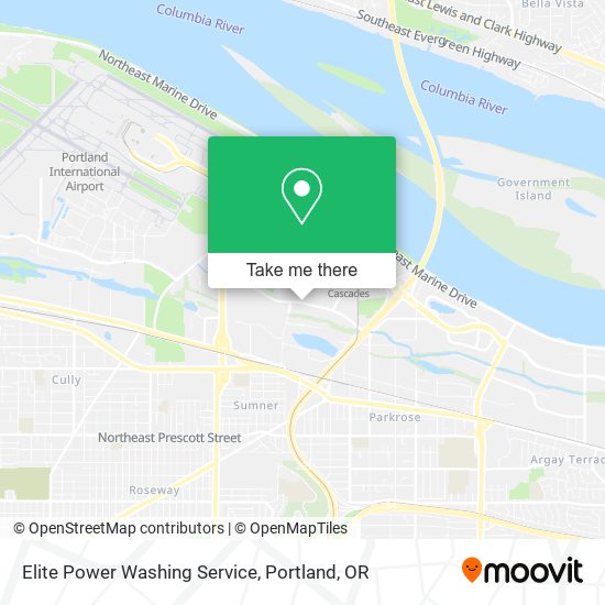 Elite Power Washing Service map