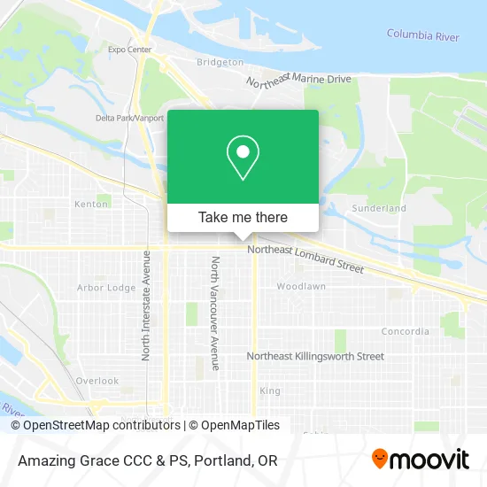 Amazing Grace CCC & PS map