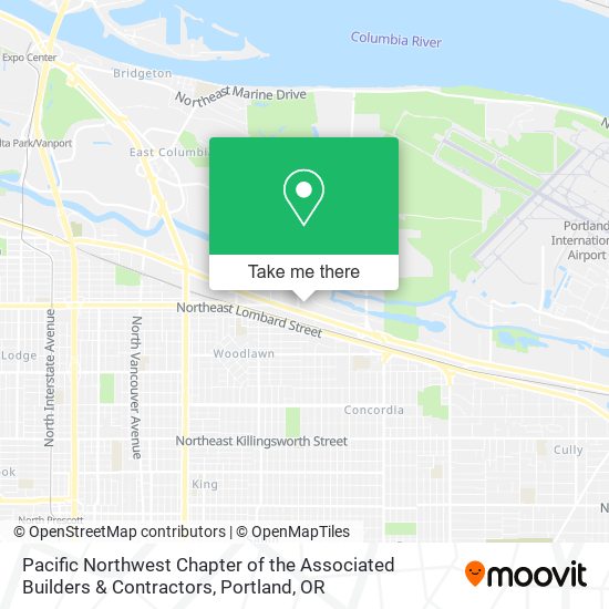 Mapa de Pacific Northwest Chapter of the Associated Builders & Contractors