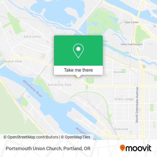 Portsmouth Union Church map