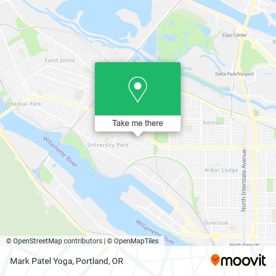 Mapa de Mark Patel Yoga