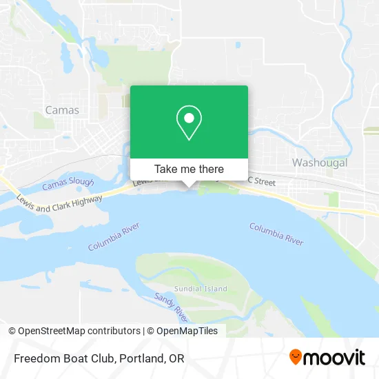 Freedom Boat Club map