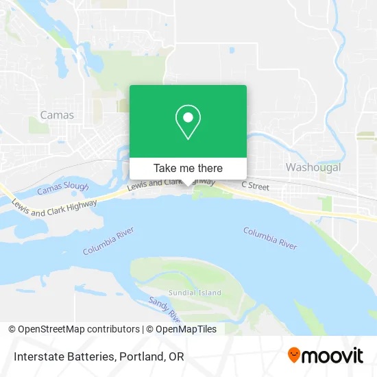 Interstate Batteries map