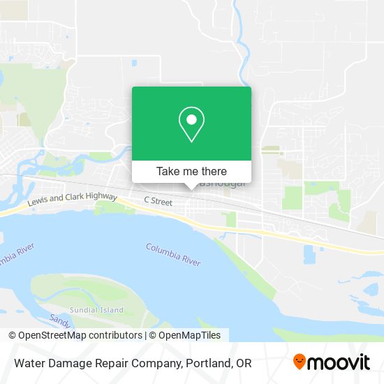 Water Damage Repair Company map