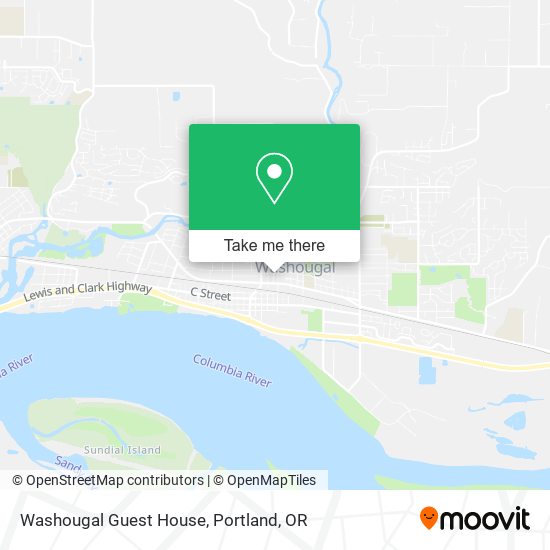 Washougal Guest House map