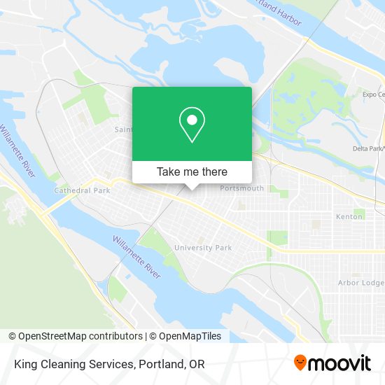 King Cleaning Services map