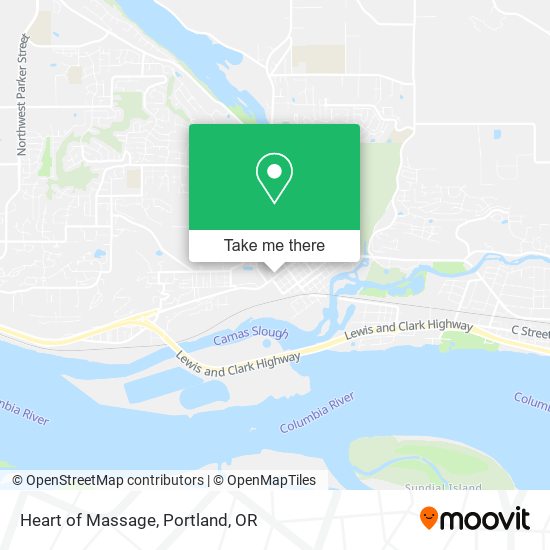 Heart of Massage map