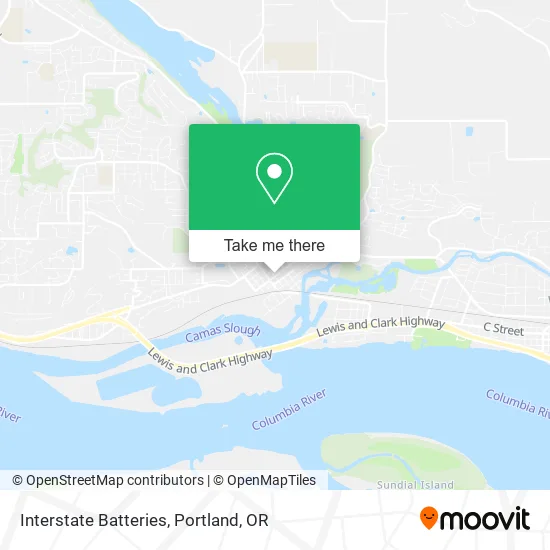 Interstate Batteries map