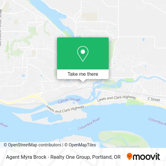 Agent Myra Brock - Realty One Group map