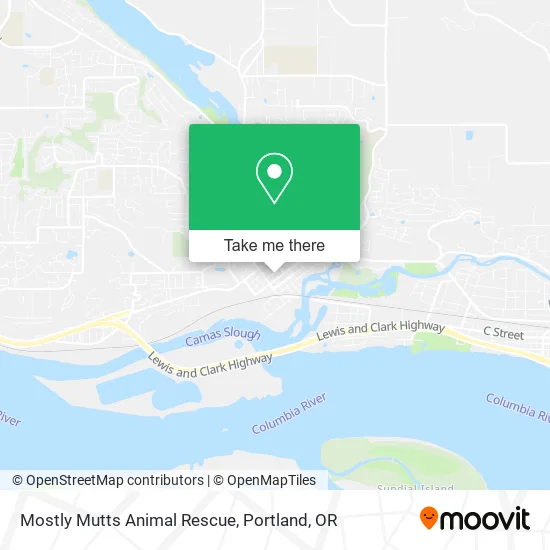 Mostly Mutts Animal Rescue map