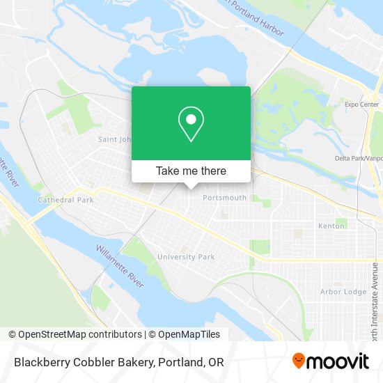 Mapa de Blackberry Cobbler Bakery