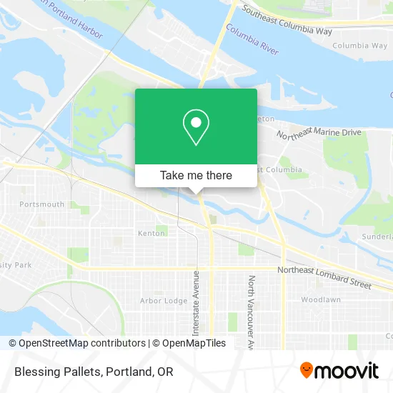 Blessing Pallets map