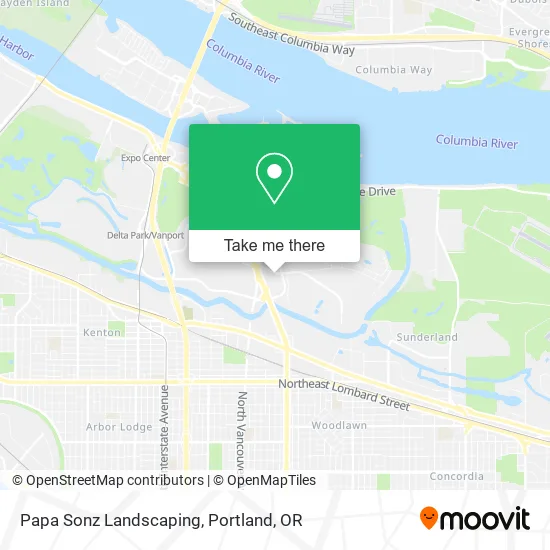 Papa Sonz Landscaping map