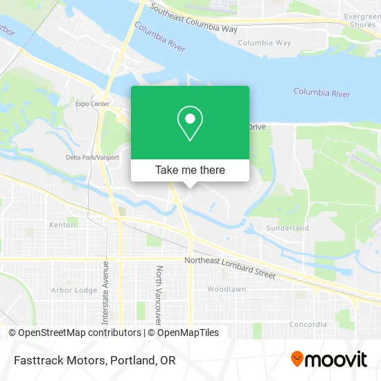 Fasttrack Motors map