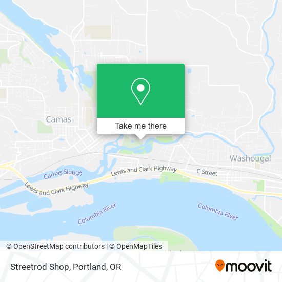 Streetrod Shop map