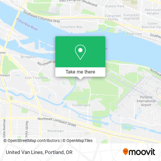 United Van Lines map