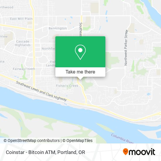 Mapa de Coinstar - Bitcoin ATM