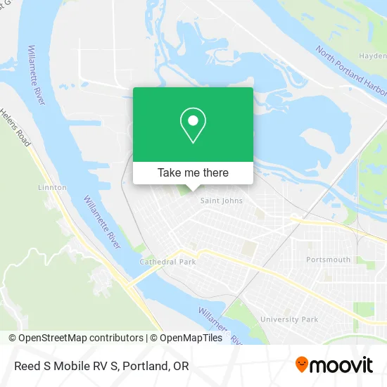 Mapa de Reed S Mobile RV S