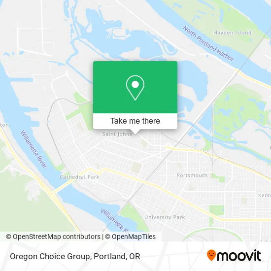 Oregon Choice Group map