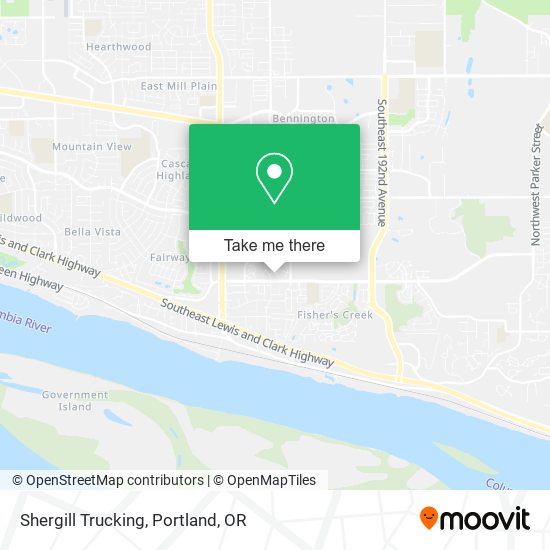 Shergill Trucking map